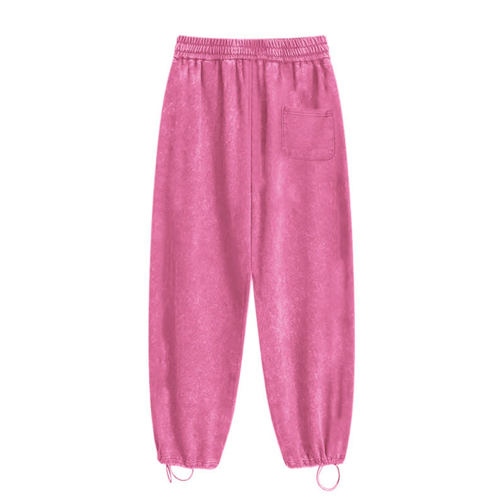 Christianartworkshop Pantalones deportivos lavados de corte relajado con el lema "Coraje de león" de Josué 1:9 - image 37