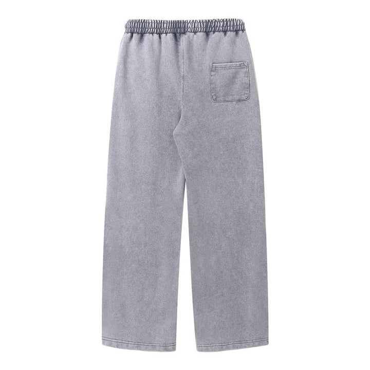 Christianartworkshop Pantalones deportivos lavados de corte relajado con el lema "Coraje de león" de Josué 1:9 - image 19