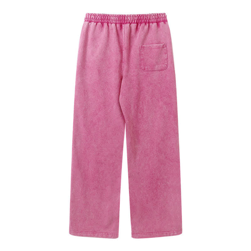 Christianartworkshop Pantalones deportivos lavados de corte relajado con el lema "Coraje de león" de Josué 1:9 - image 35