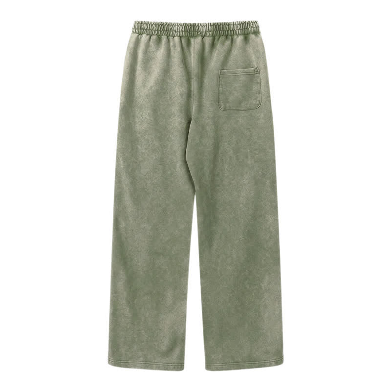 Christianartworkshop Pantalones deportivos lavados de corte relajado con el lema "Coraje de león" de Josué 1:9 - image 27