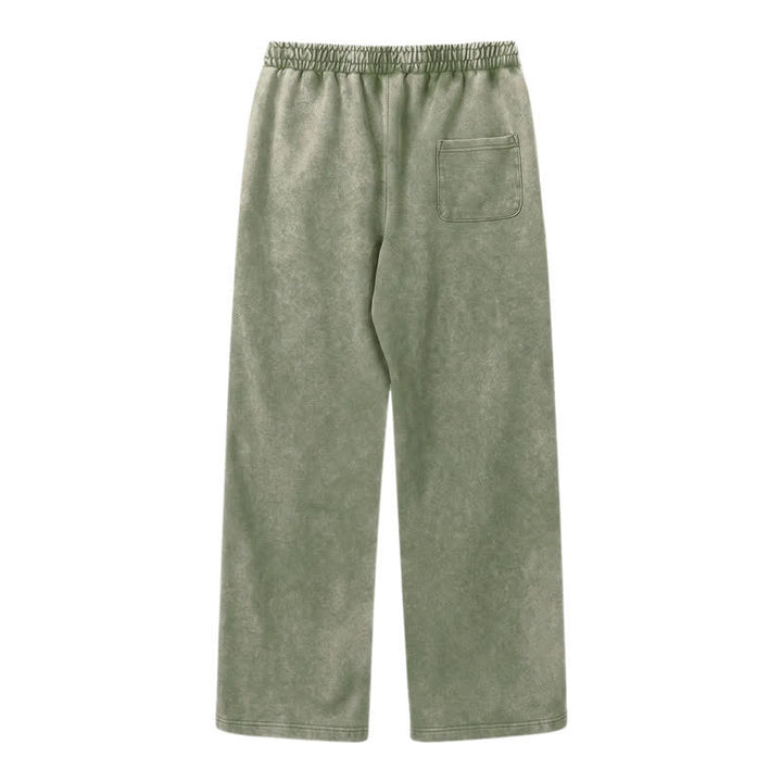 Christianartworkshop Pantalones deportivos lavados de corte relajado con el lema "Coraje de león" de Josué 1:9 - image 27