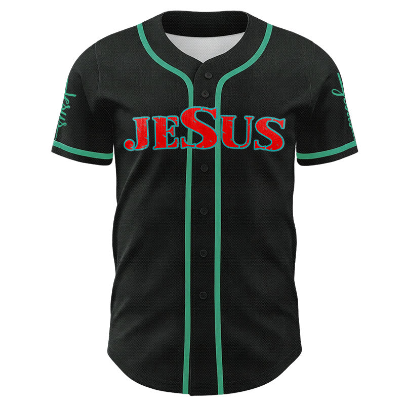 Camiseta de béisbol con la cruz de Jesús, clavos y corona de espinas de Christianartworkshop - image 50