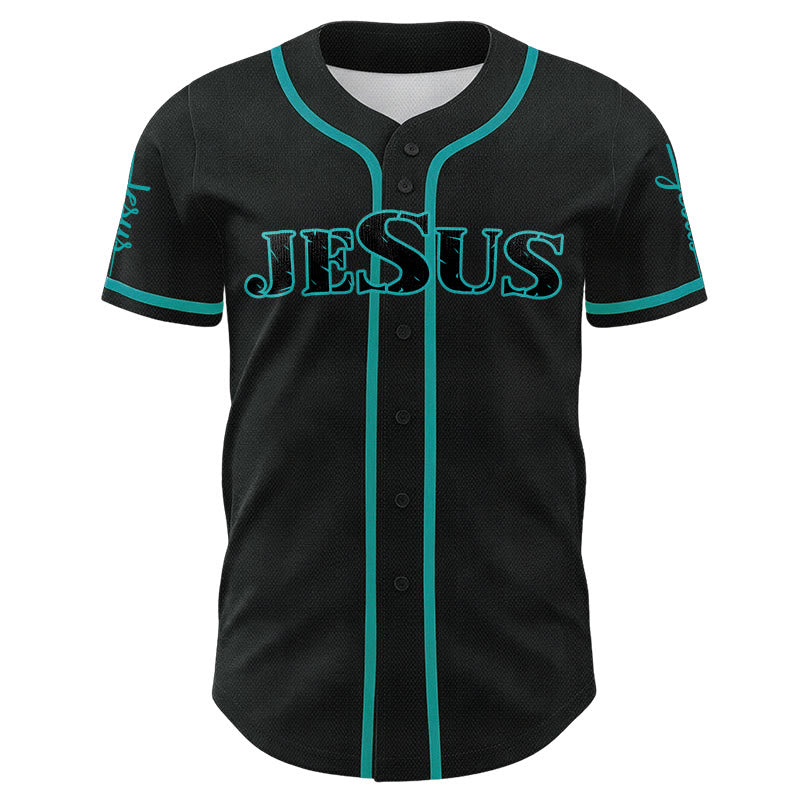 Camiseta de béisbol con la cruz de Jesús, clavos y corona de espinas de Christianartworkshop - image 18