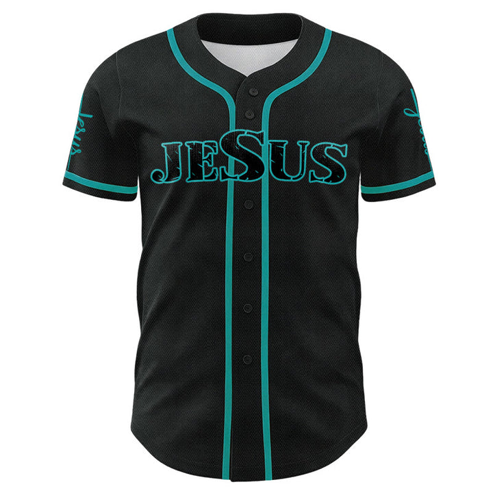 Camiseta de béisbol con la cruz de Jesús, clavos y corona de espinas de Christianartworkshop - image 18