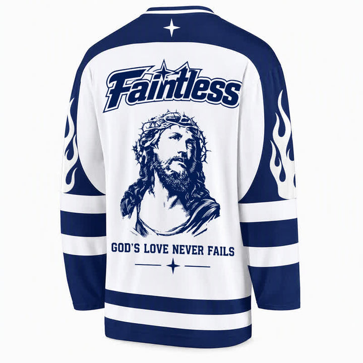 Christianartworkshop Camiseta de hockey de manga larga estilo streetwear de la Virgen María - image 2
