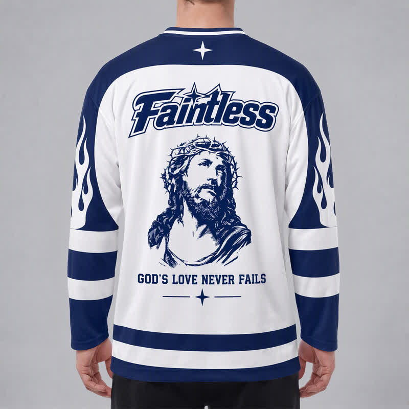 Christianartworkshop Camiseta de hockey de manga larga estilo streetwear de la Virgen María - image 4