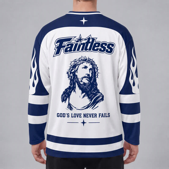 Christianartworkshop Camiseta de hockey de manga larga estilo streetwear de la Virgen María - image 4