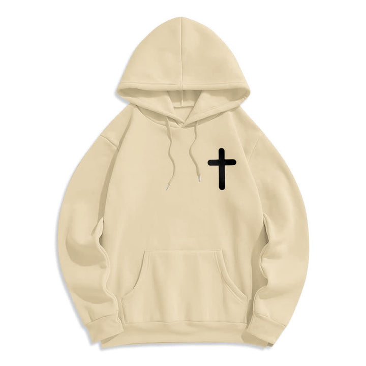 Christianartworkshop Sudadera con capucha extragrande de felpa con la frase "Jesús te ama" - image 14