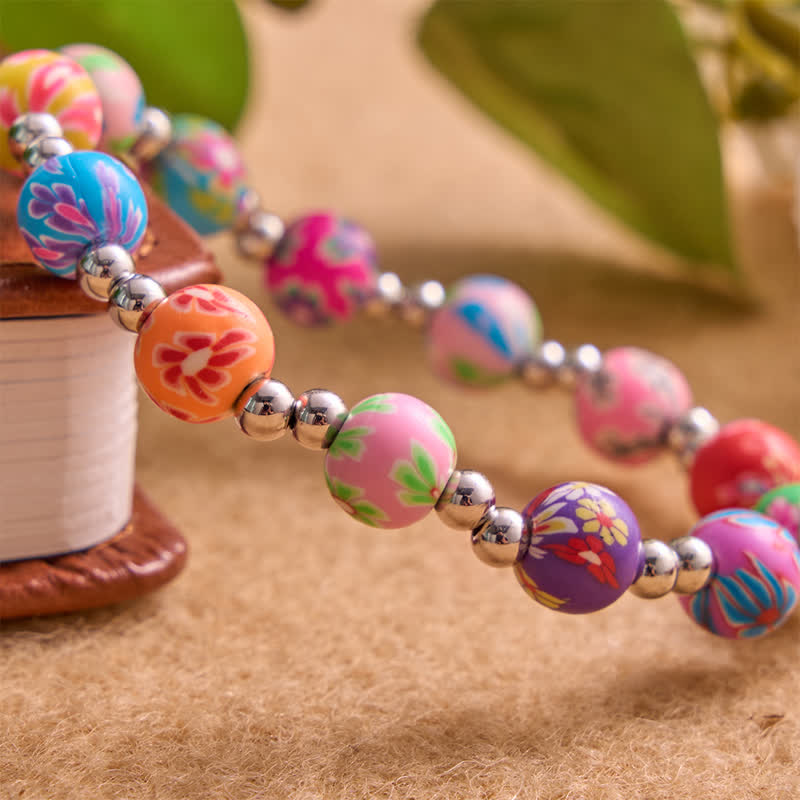 Christianartworkshop Pulsera con estampado floral, cruz y Espíritu Santo: portadora de suave protección divina. - image 10