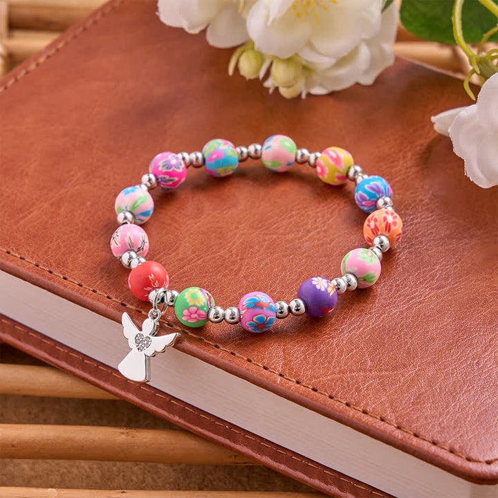 Christianartworkshop Pulsera con estampado floral, cruz y Espíritu Santo: portadora de suave protección divina. - image 8