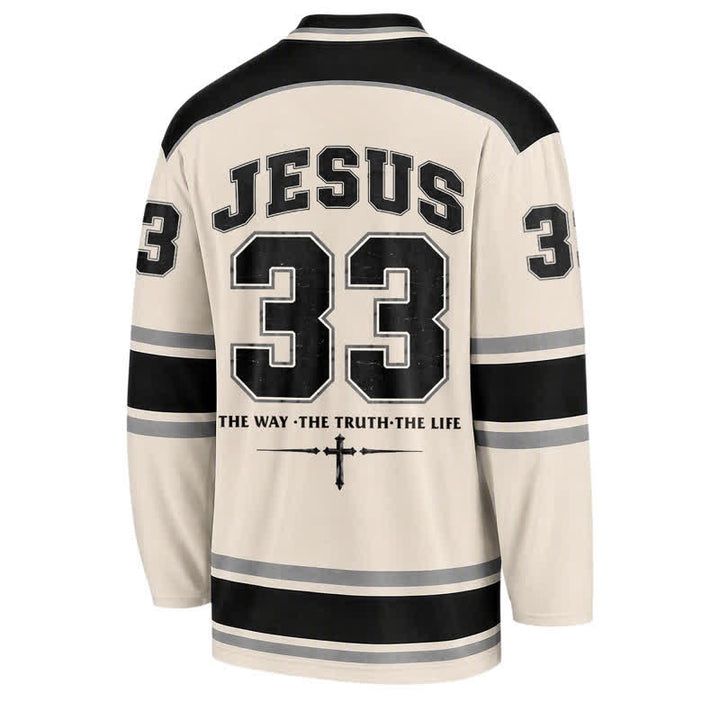 Christianartworkshop Camiseta de hockey de manga larga Jesus 33 Crown Of Thorns - image 2