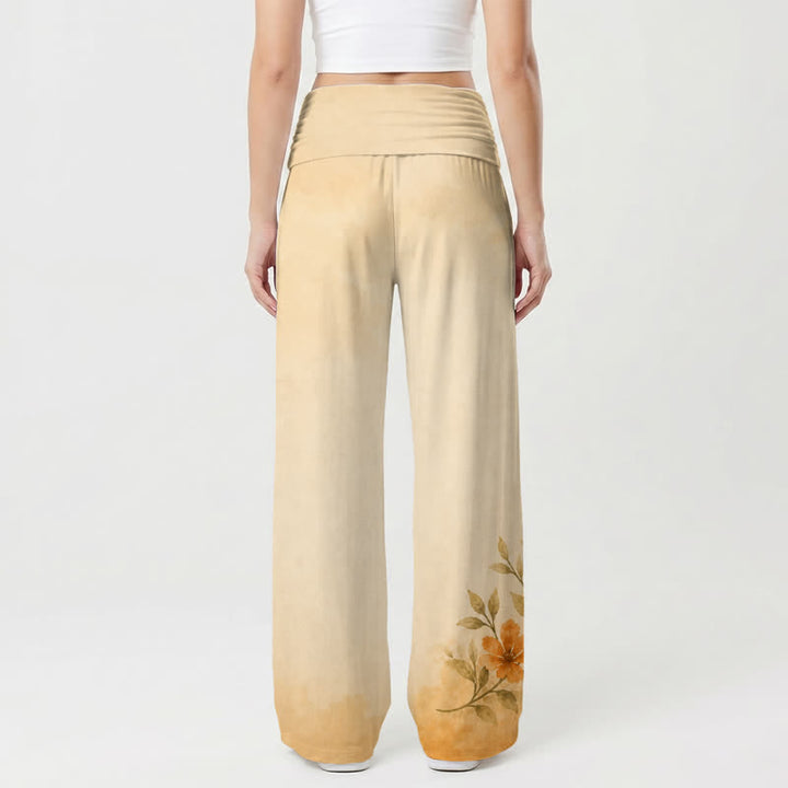 Christianartworkshop Pantalones de pierna ancha para mujer con estampado escénico "Be The Church" - image 2