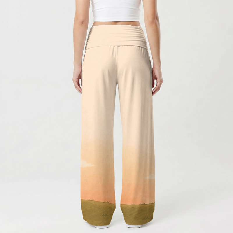 Christianartworkshop Pantalones de pierna ancha para mujer "El Señor es mi pastor" - image 2
