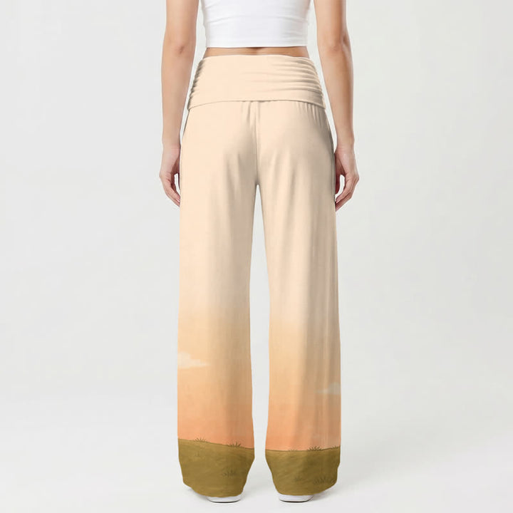 Christianartworkshop Pantalones de pierna ancha para mujer "El Señor es mi pastor" - image 2