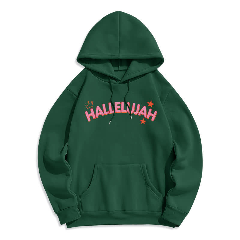 Christianartworkshop Sudadera con capucha polar Hallelujah Crowned Stars - image 17