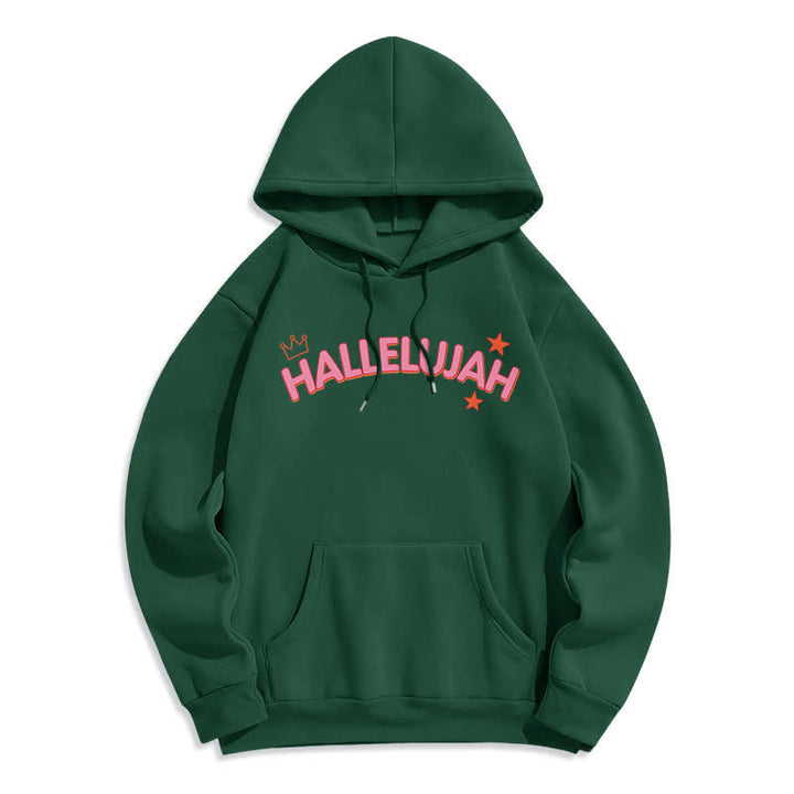 Christianartworkshop Sudadera con capucha polar Hallelujah Crowned Stars - image 17
