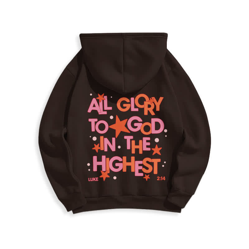 Christianartworkshop Sudadera con capucha polar Hallelujah Crowned Stars - image 13