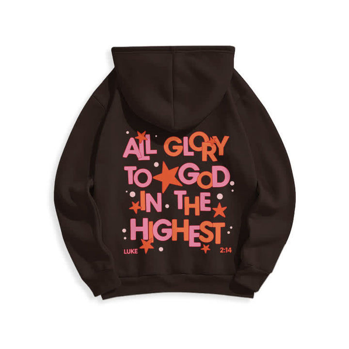 Christianartworkshop Sudadera con capucha polar Hallelujah Crowned Stars - image 13