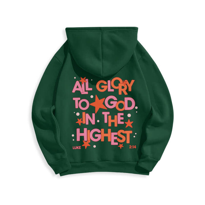 Christianartworkshop Sudadera con capucha polar Hallelujah Crowned Stars - image 16