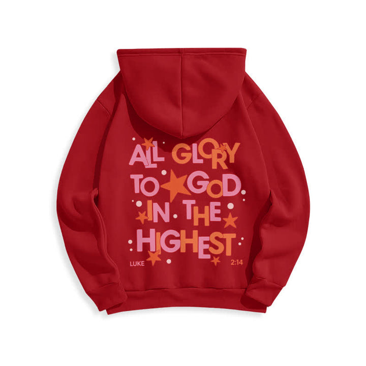 Christianartworkshop Sudadera con capucha polar Hallelujah Crowned Stars - image 10