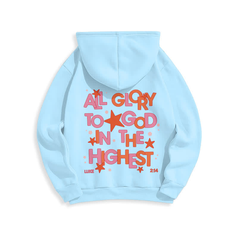 Christianartworkshop Sudadera con capucha polar Hallelujah Crowned Stars - image 22