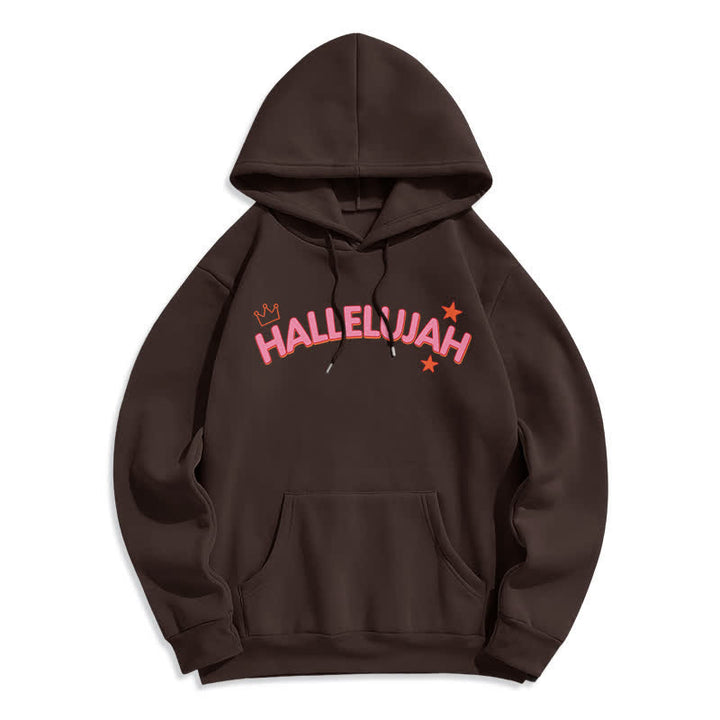 Christianartworkshop Sudadera con capucha polar Hallelujah Crowned Stars - image 14