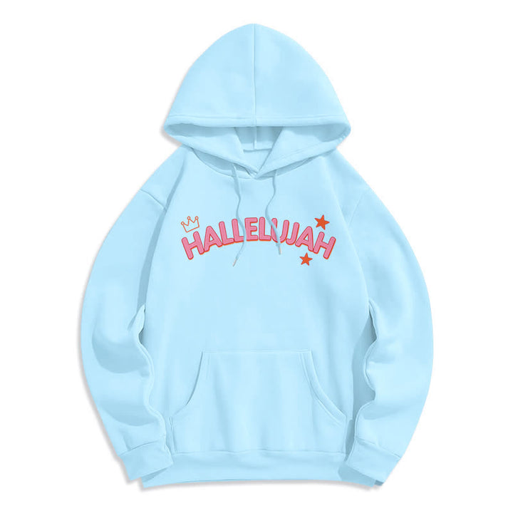 Christianartworkshop Sudadera con capucha polar Hallelujah Crowned Stars - image 23