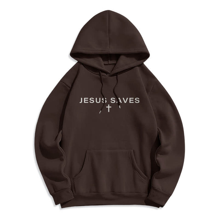 Christianartworkshop Sudadera con capucha forrada de felpa estilo streetwear con estampado de Jesús es Rey - image 20
