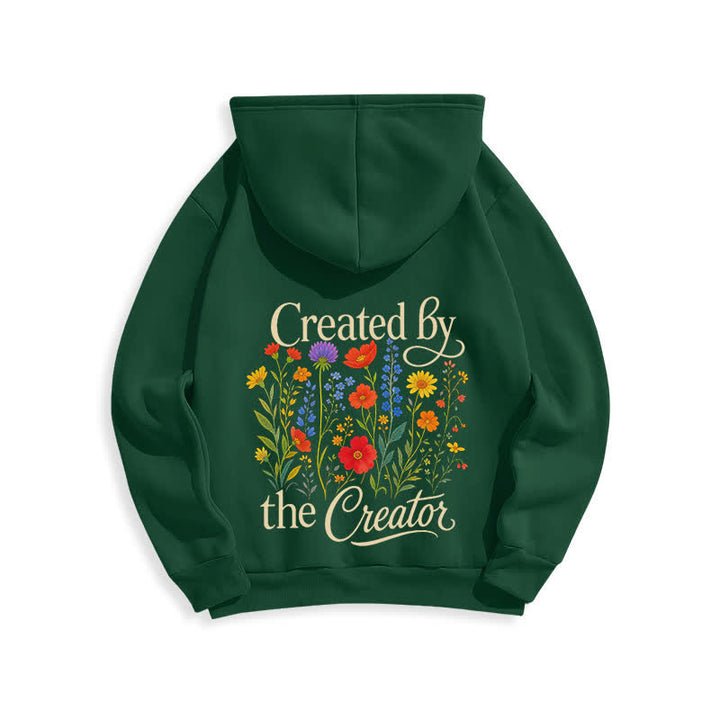 Christianartworkshop Sudadera con capucha y estampado floral en la espalda, creada por el creador. - image 22