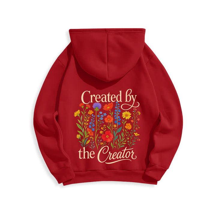 Christianartworkshop Sudadera con capucha y estampado floral en la espalda, creada por el creador. - image 16