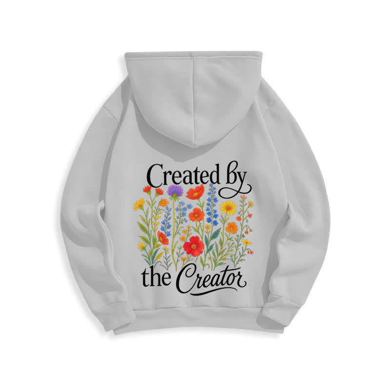 Christianartworkshop Sudadera con capucha y estampado floral en la espalda, creada por el creador. - image 10