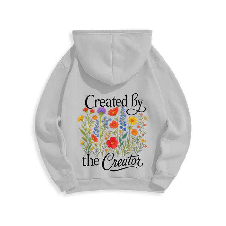 Christianartworkshop Sudadera con capucha y estampado floral en la espalda, creada por el creador. - image 10
