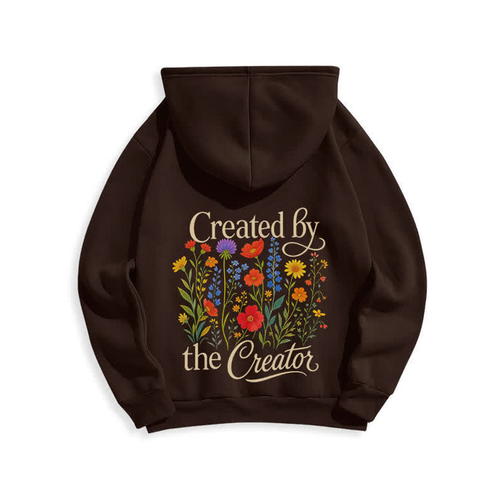 Christianartworkshop Sudadera con capucha y estampado floral en la espalda, creada por el creador. - image 13