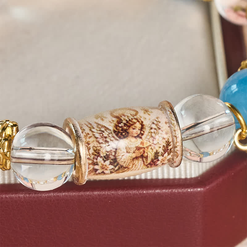 Christianartworkshop Pulsera con dije de aleación con icono sagrado impreso: portadora de una serena tranquilidad. - image 19