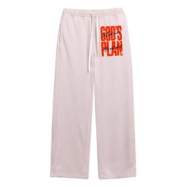 Christianartworkshop Pantalones deportivos holgados de estilo urbano con estampado de Orange Statement - Beige - 2XL - image 16