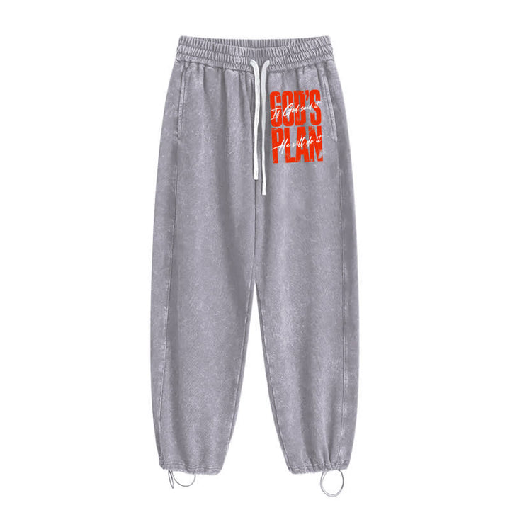 Christianartworkshop Pantalones deportivos holgados de estilo urbano con estampado de Orange Statement - image 2