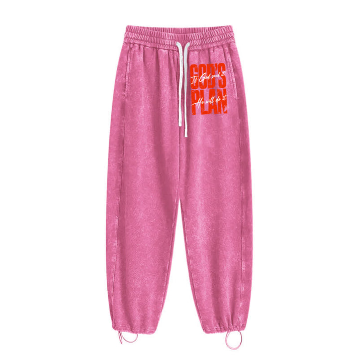 Christianartworkshop Pantalones deportivos holgados de estilo urbano con estampado de Orange Statement - image 42