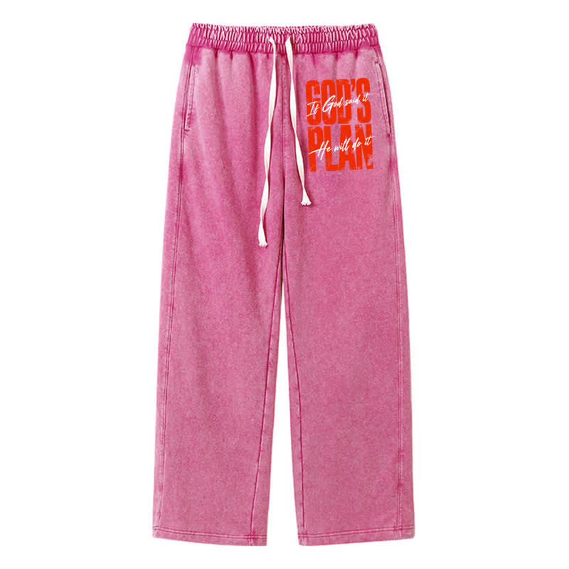 Christianartworkshop Pantalones deportivos holgados de estilo urbano con estampado de Orange Statement - Rosa - 2XL - image 40