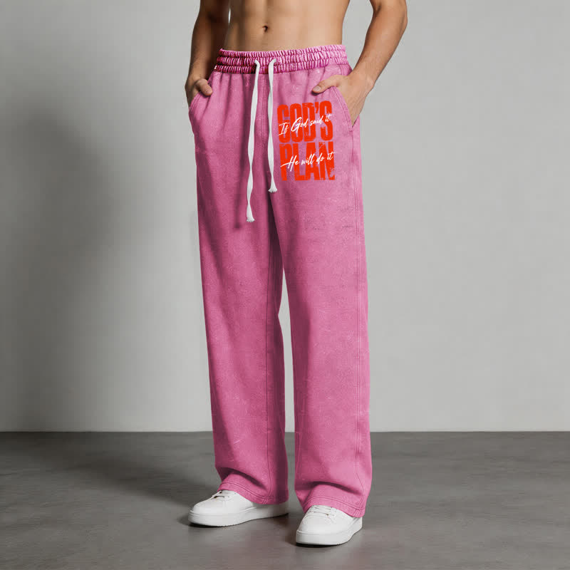 Christianartworkshop Pantalones deportivos holgados de estilo urbano con estampado de Orange Statement - image 44