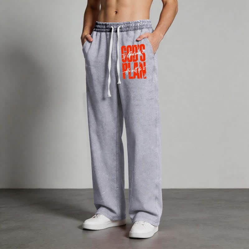 Christianartworkshop Pantalones deportivos holgados de estilo urbano con estampado de Orange Statement - image 4