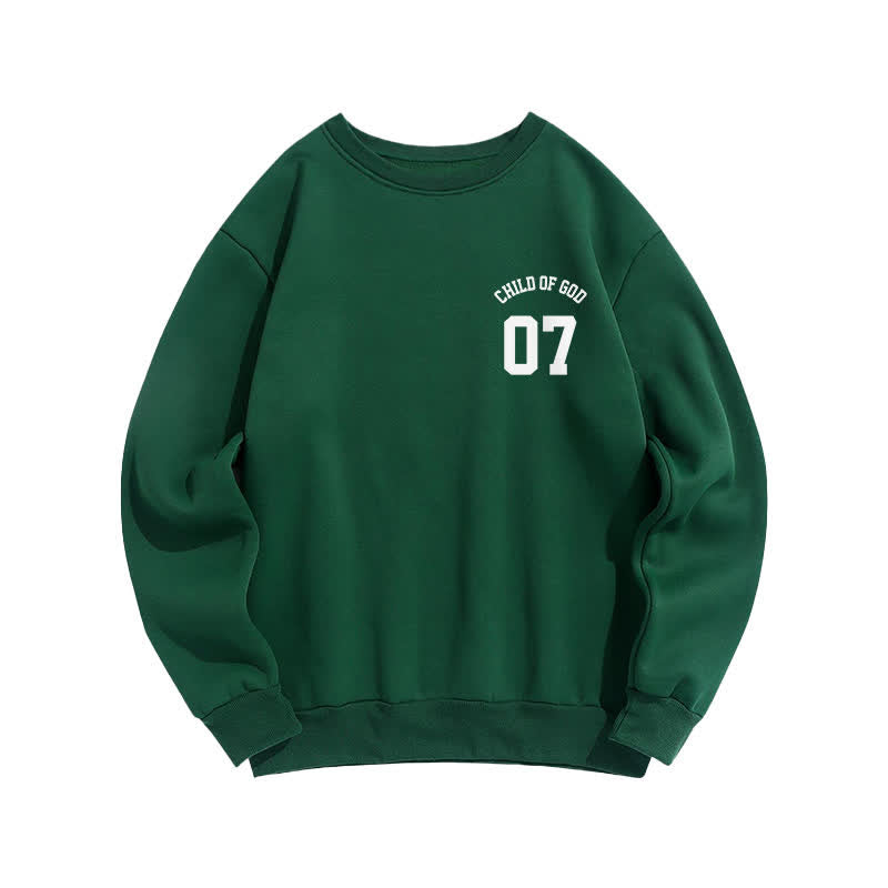 Christianartworkshop Sudadera de cuello redondo extragrande Child Of God 07 - image 2
