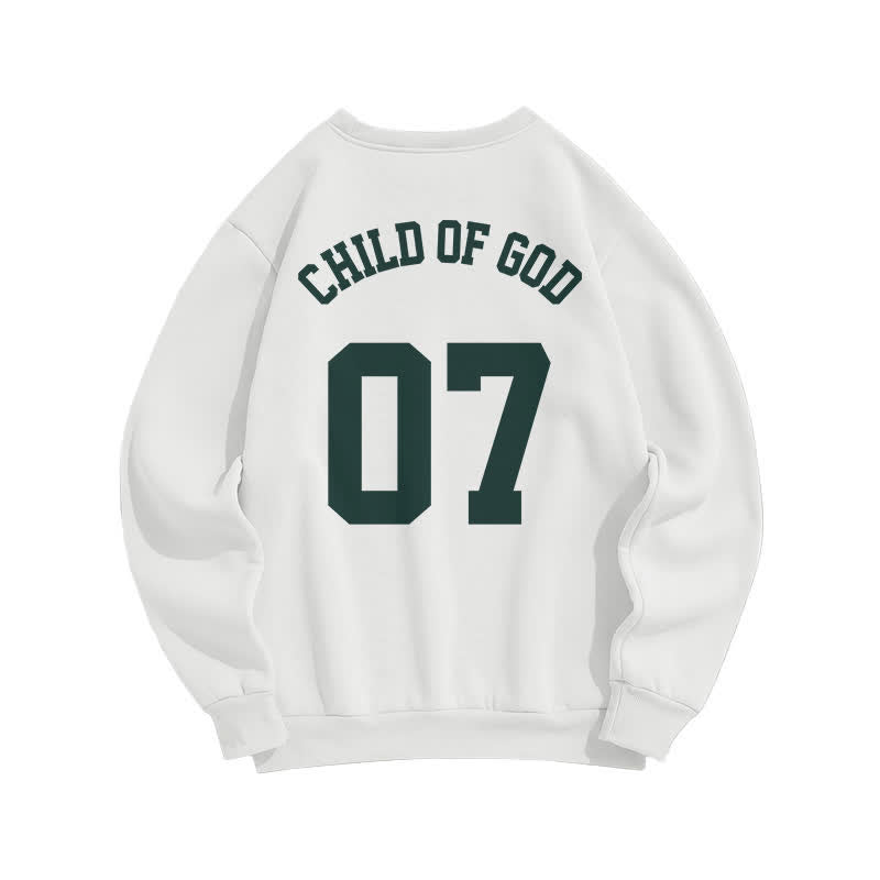 Christianartworkshop Sudadera de cuello redondo extragrande Child Of God 07 - image 7