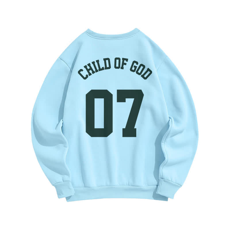 Christianartworkshop Sudadera de cuello redondo extragrande Child Of God 07 - image 13