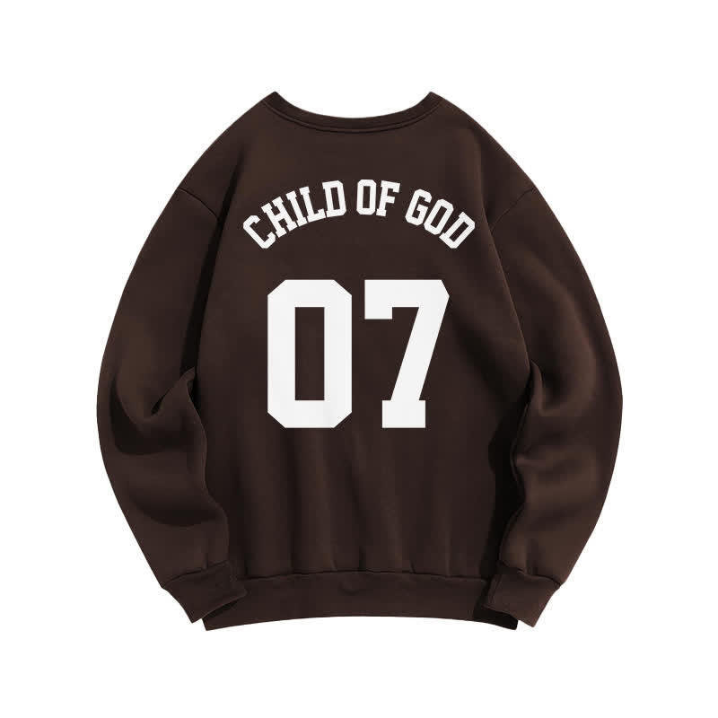 Christianartworkshop Sudadera de cuello redondo extragrande Child Of God 07 - image 16