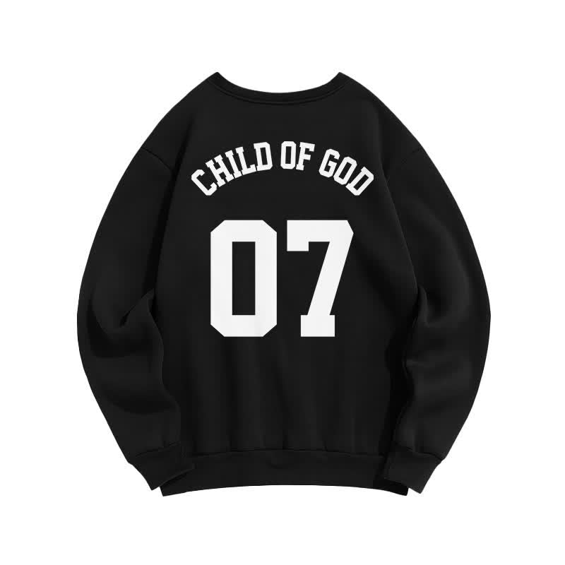 Christianartworkshop Sudadera de cuello redondo extragrande Child Of God 07 - image 4