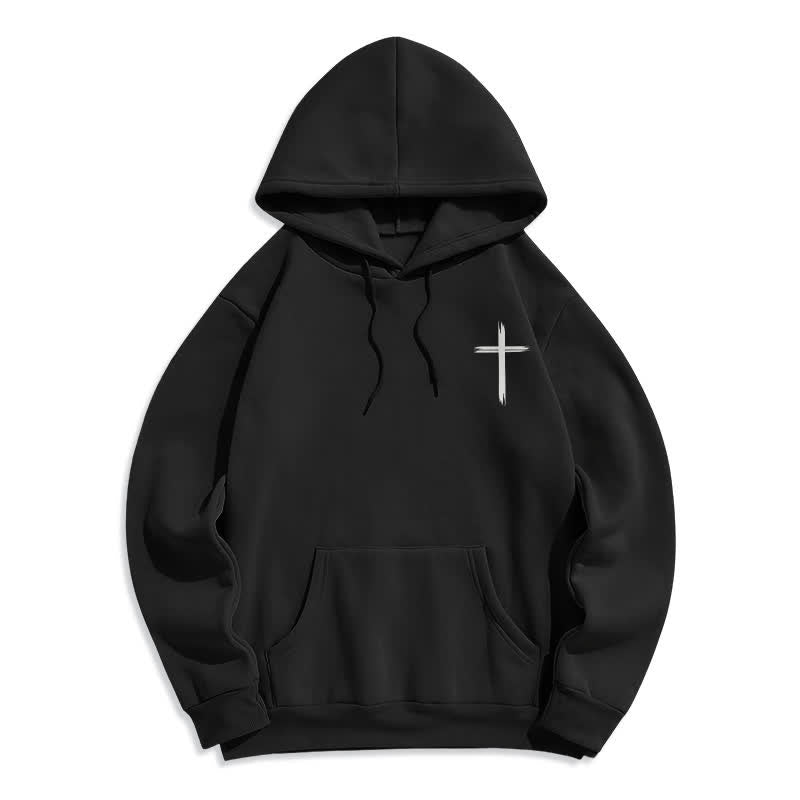 Christianartworkshop Sudadera con capucha de felpa con estampado de recibo de Jesús pagado por todo - image 8