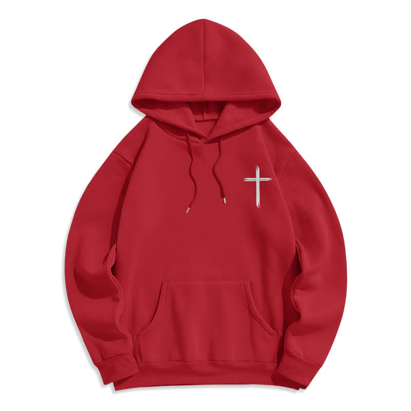 Christianartworkshop Sudadera con capucha de felpa con estampado de recibo de Jesús pagado por todo - image 23