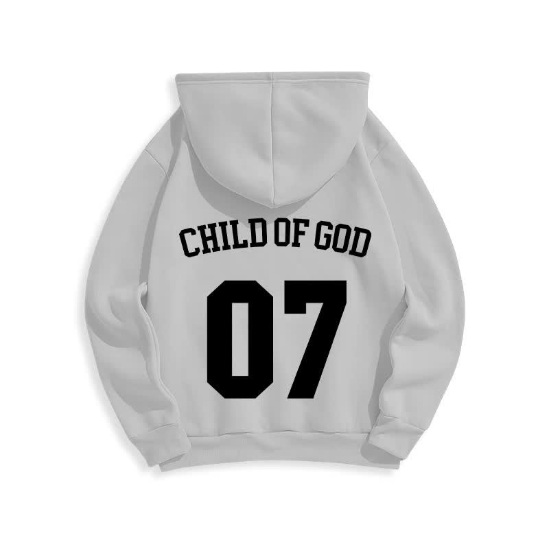 Christianartworkshop Sudadera con capucha de felpa Child Of God 07 Street - image 1