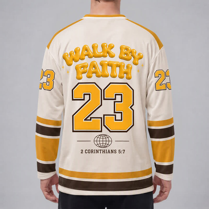 Christianartworkshop Esta es la camiseta de hockey con estampado en relieve del día - image 4