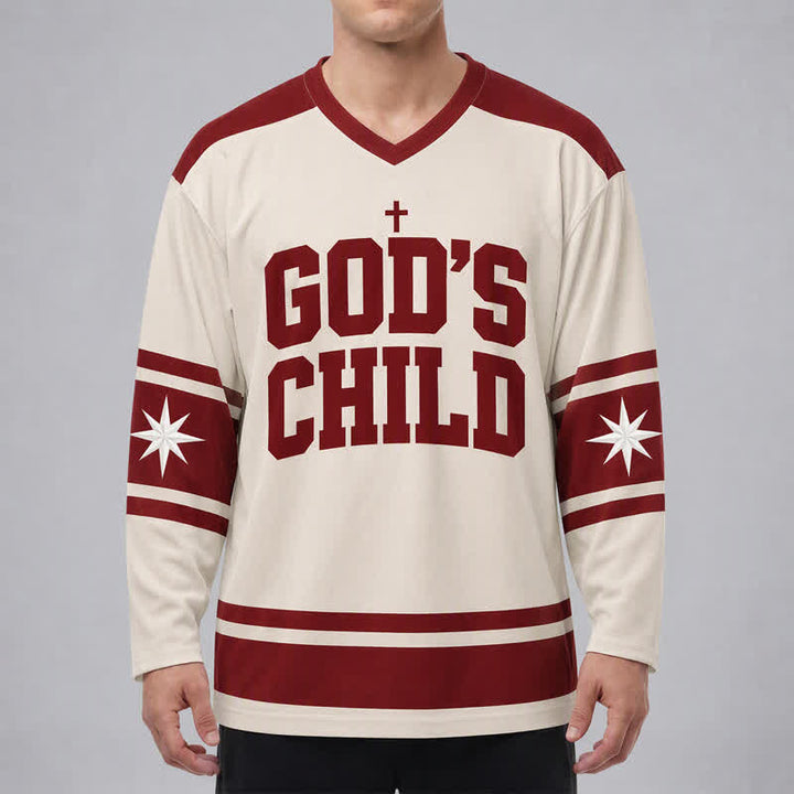 Christianartworkshop Camiseta de hockey "El hijo de Dios camina por fe" - image 3